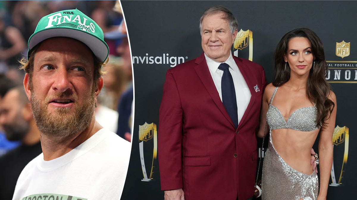 Dave Portnoy, Bill Belichick, and Jordon Hudson