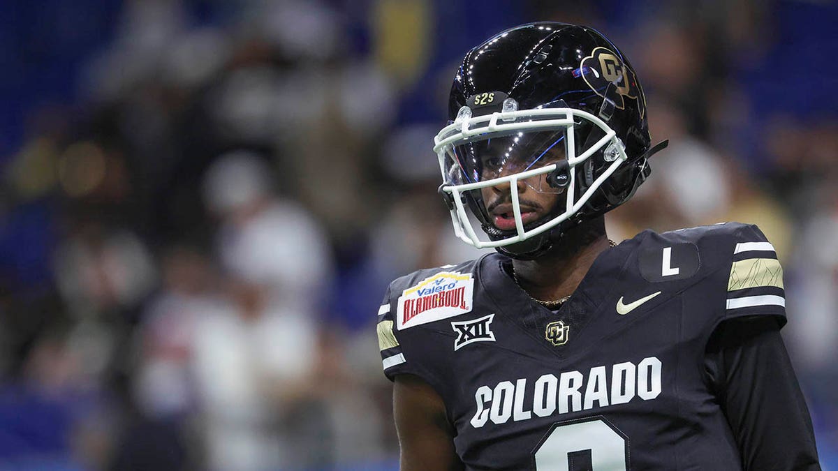 Shedeur Sanders on the field