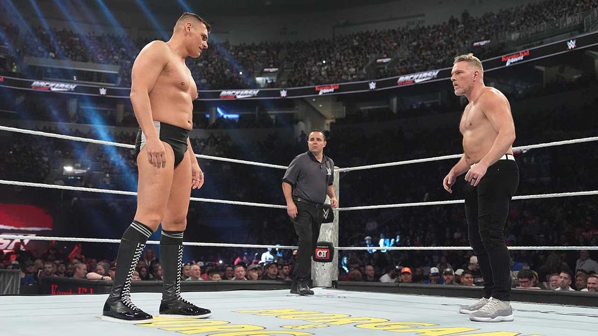 Gunther stares down Pat McAfee