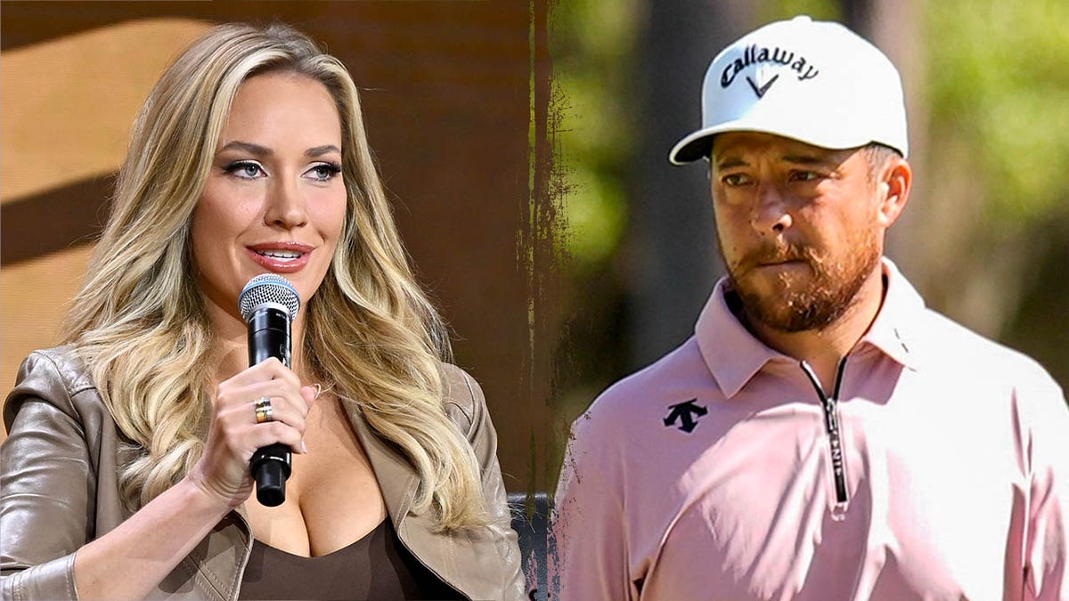 Paige Spiranac and Xander Schauffele