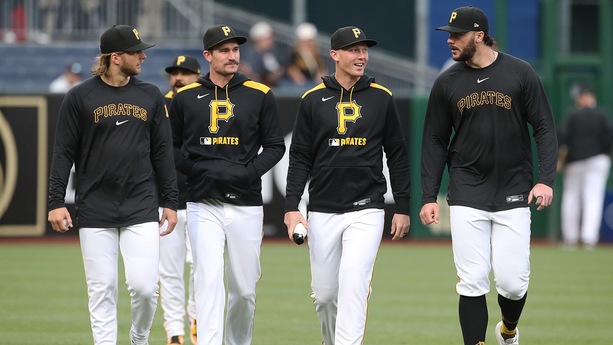 Paul Sknes, Carmen Mlodzinski, Andrew Heaney, and Mitch Keller