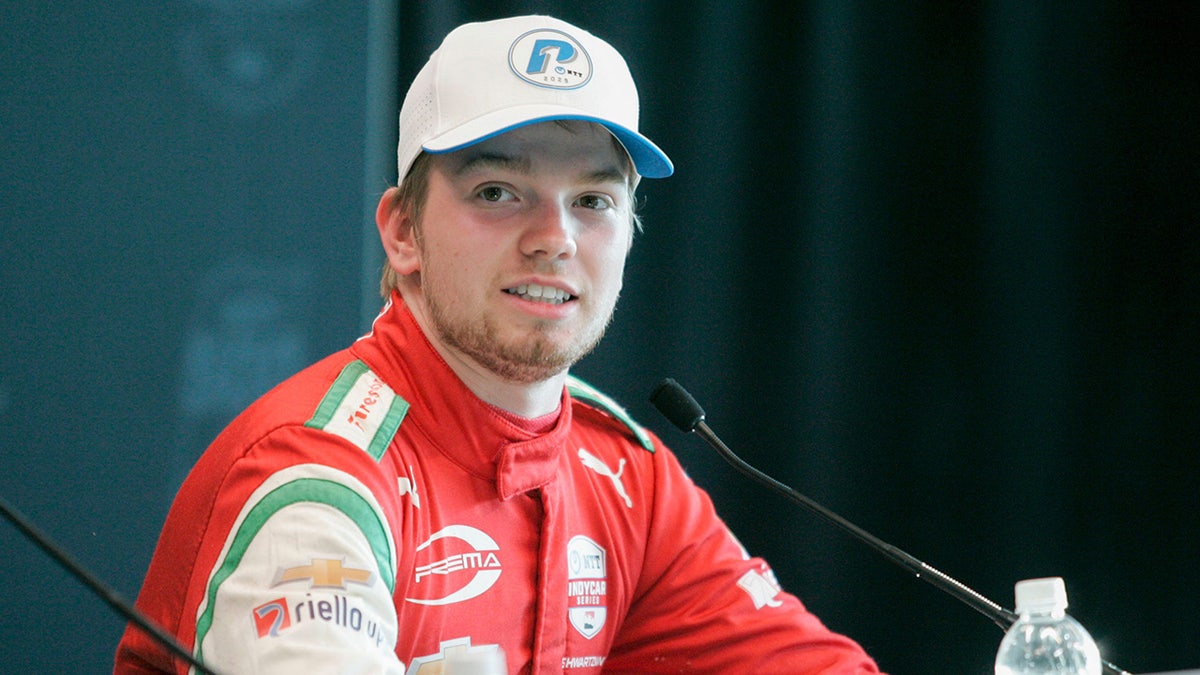 Robert Shwartzman talks to the reporters