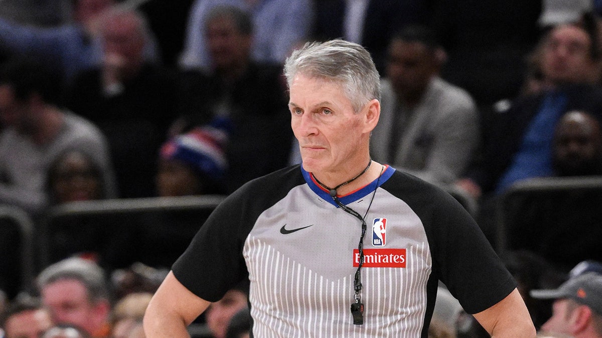 Scott Foster on floor