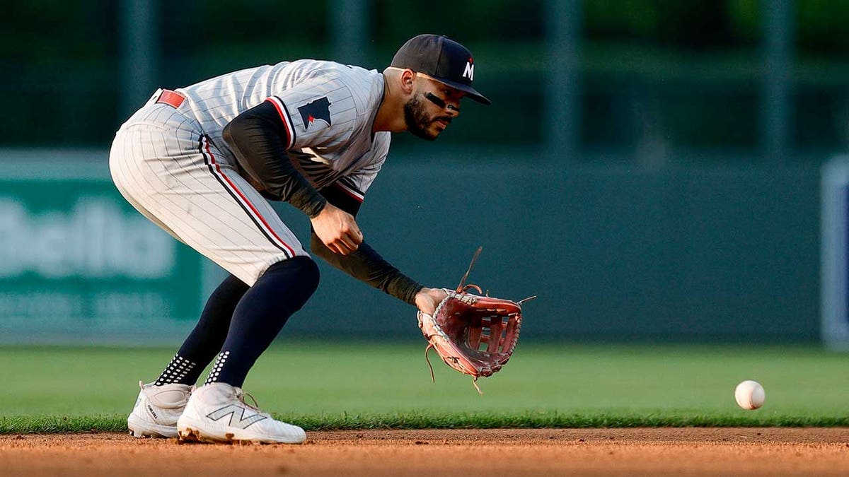 Carlos Correa in action